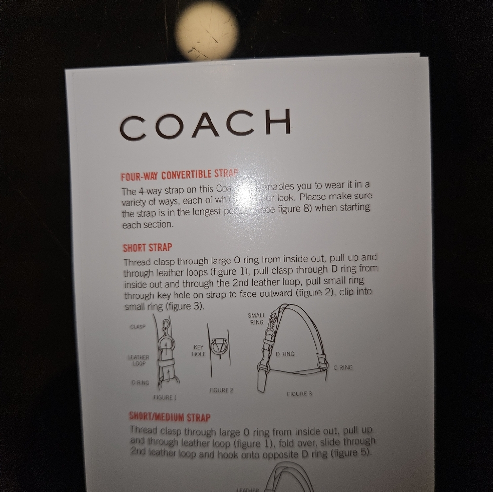COACH CROSSBODY off white and gold crossbody purse - Picture 7 of 7